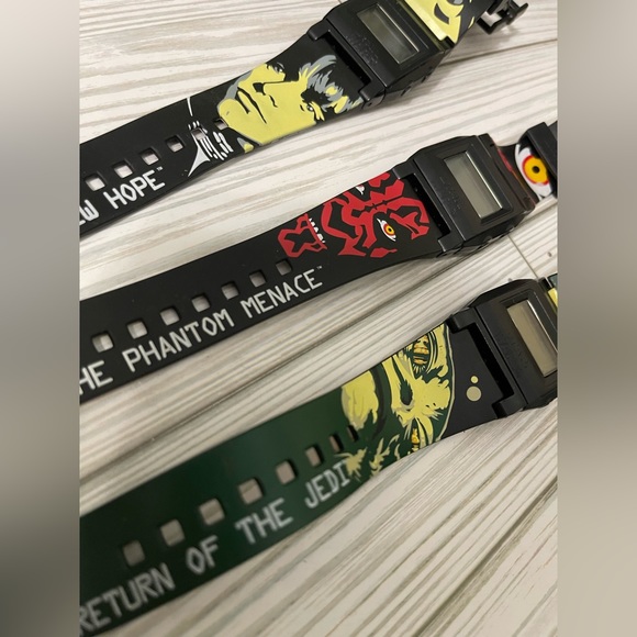 3- Burger King 2005 STAR WARS Saga Watch Return Of The Jedi Watch -needs Battery - Picture 6 of 7